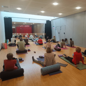 Séance de yoga