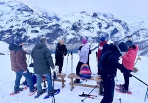 Raquettes nuits étoilées